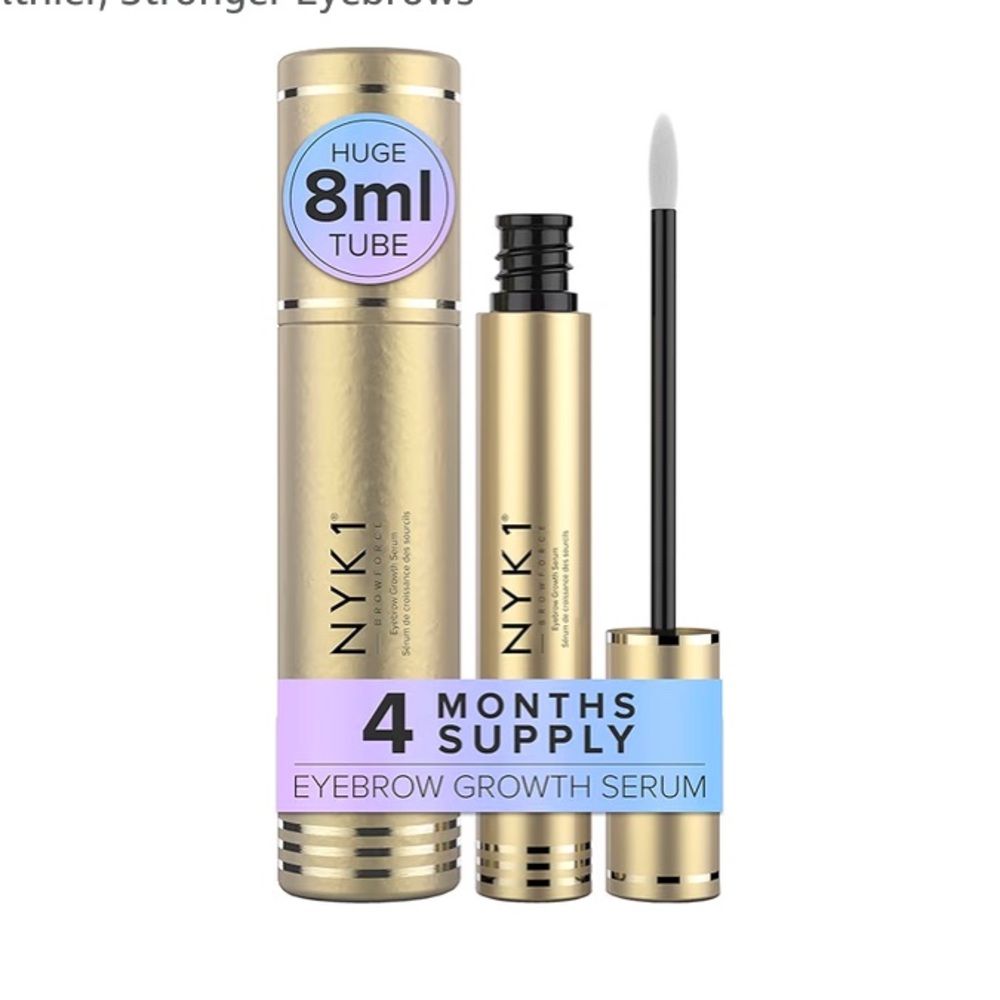 Gold Eyebrow Growth Serum